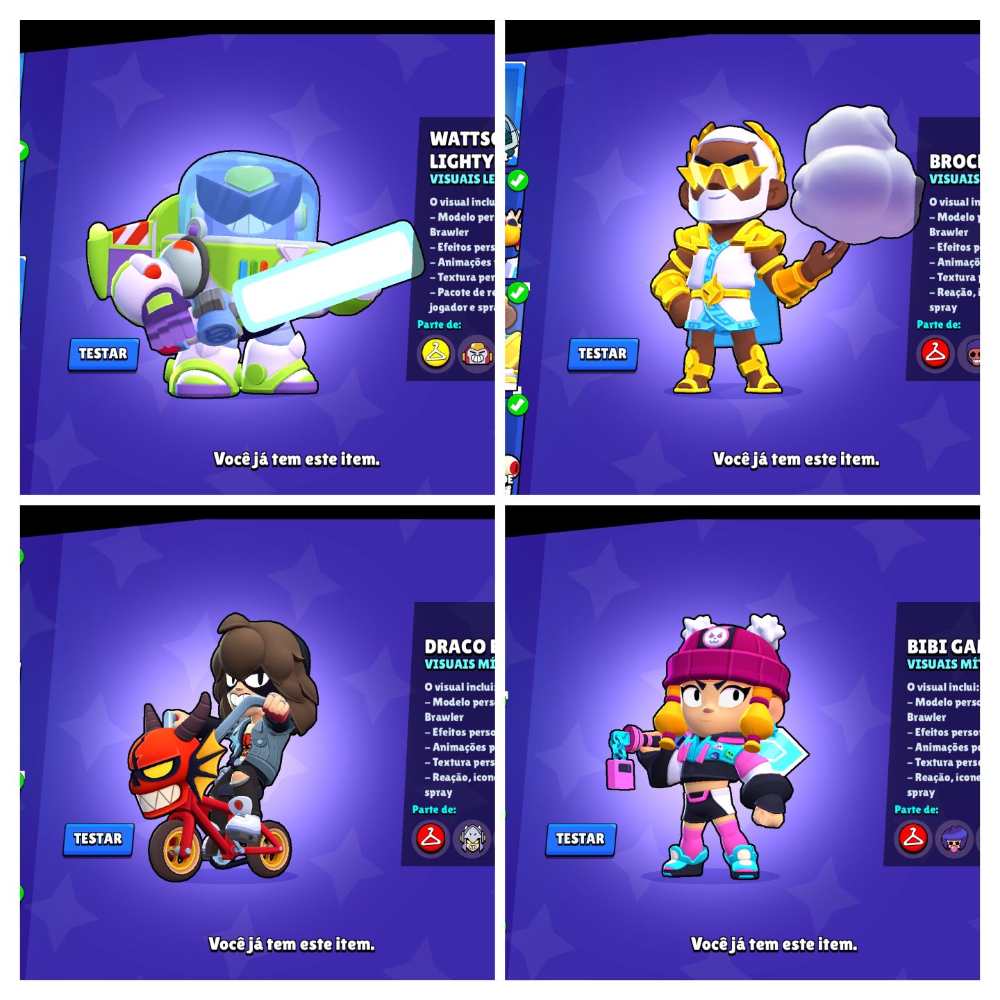 Conta Braw 113K | 473 Skins - 91 Personagens no Poder 11 e Fama Meteorica Tres