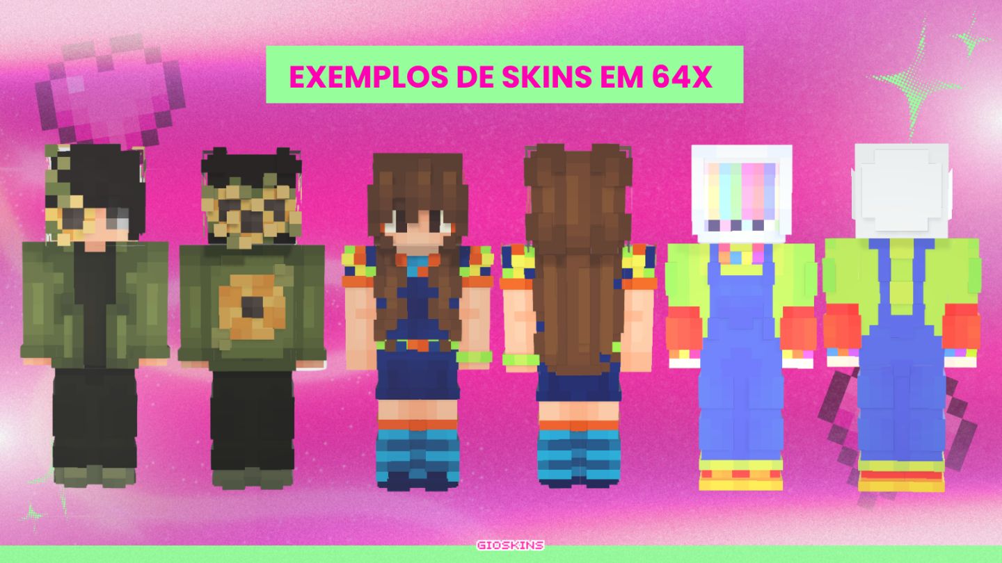 SKIN DE MINECRAFT PERSONALIZADA DO SEU JEITO | JAVA E BEDROCK