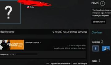 Conta Prime CS2 com Medalha