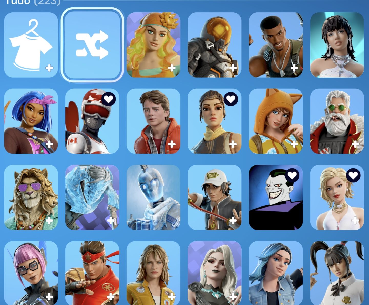 Conta do fortnite com 223 skins e 270 picaretas desde o cap 2 temp 1