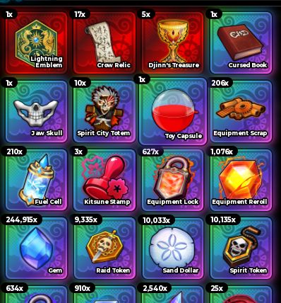 CONTA ANIME EXPEDITIONS COM 3 UNBOUND + SECRETS SHINY +2,5K TRAIT