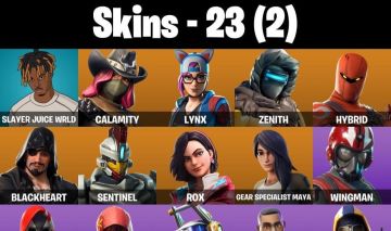 CONTA FORTNITE COM CALAMIDADE, LYNX, BRUTUS, HOT MARAT E 23 SKINS