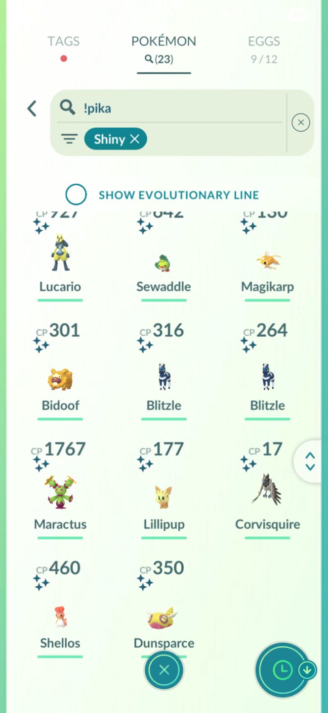Mewtwo Shiny fundo+Solgaleo Shiny+ 27 Pikachu Shiny+23 Shinys conta lv70