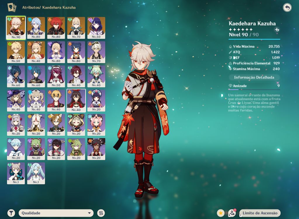 CONTA GENSHIN IMPACT VETERANA - AR 51