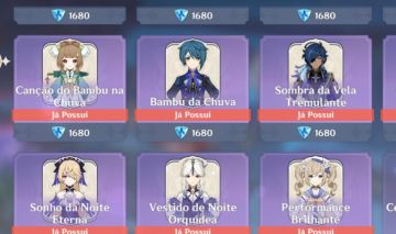 CONTA TOP GENSHIN | CRIADA EM 2020 | WHALE | PRONTA PRA TUDO 46 t5 e 35 armas t5