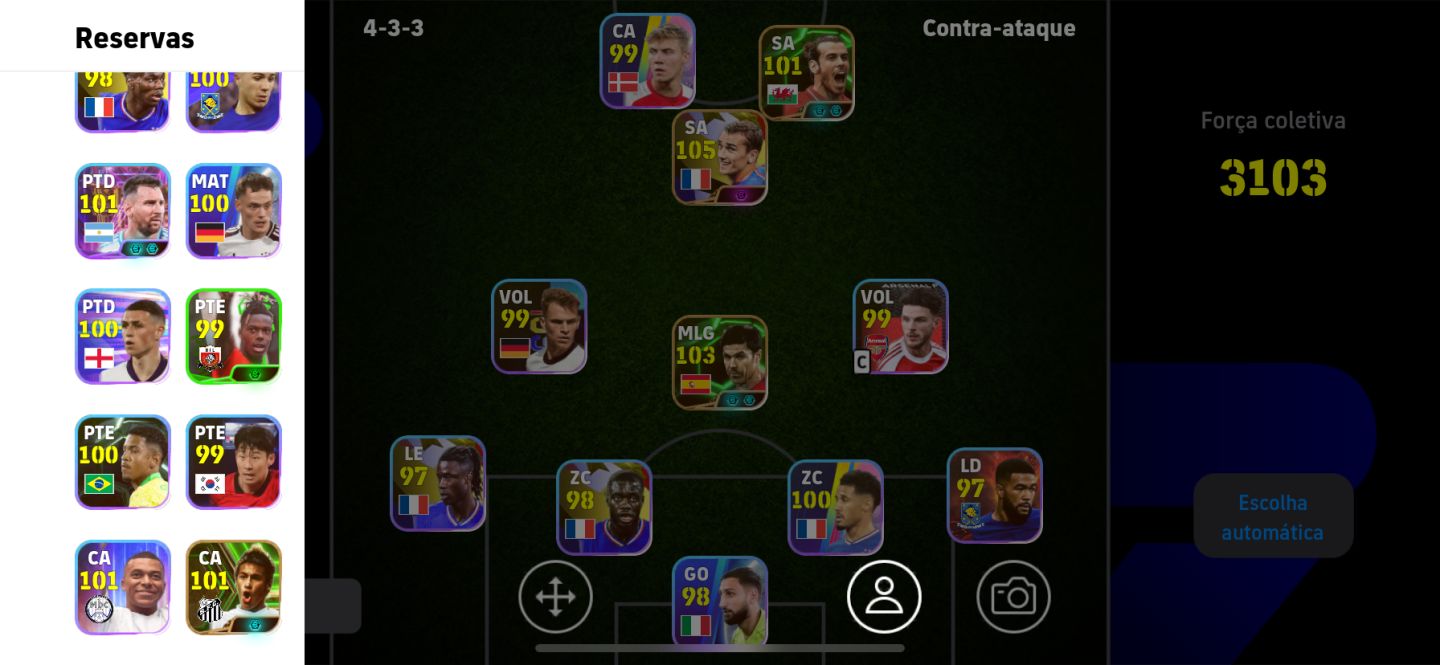 Conta Efootball Mobile cartas OLD VEJA AS FOTOS