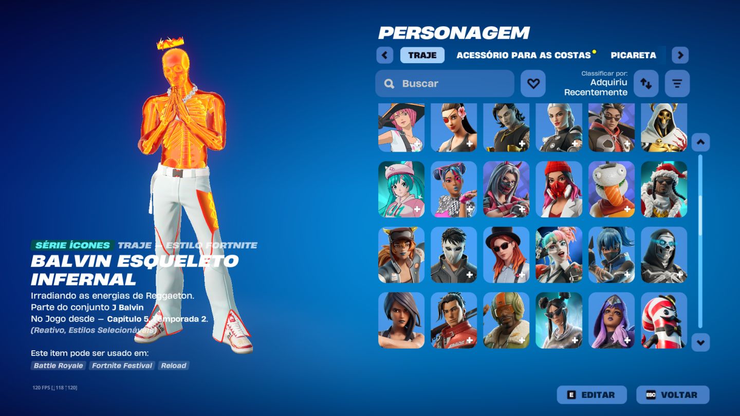 CONTA FORTNITE