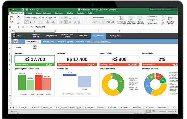 Planilha Excel Personalizada | Dashboard, Controle e Automação