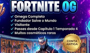 Conta Fortnite OG +150 Skins (Ômega e Visitante) | Salve O Mundo Fundador