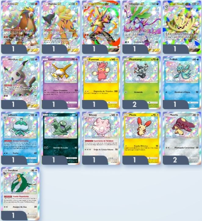 CARTAS POKEMON TCG POCKET - COMPLETE SEU DECK, SUA COLEÇÃO. NÃO PERCA TEMPO