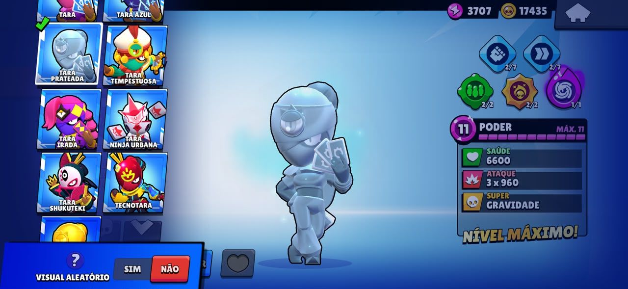 Conta de Brawl Stars 124k de Troféus e Fama alienígena