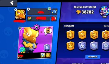 CONTA DE BRAWL STARS 38K DE TROFEUS | 100 BRAWLERS | VARIAS SKINS