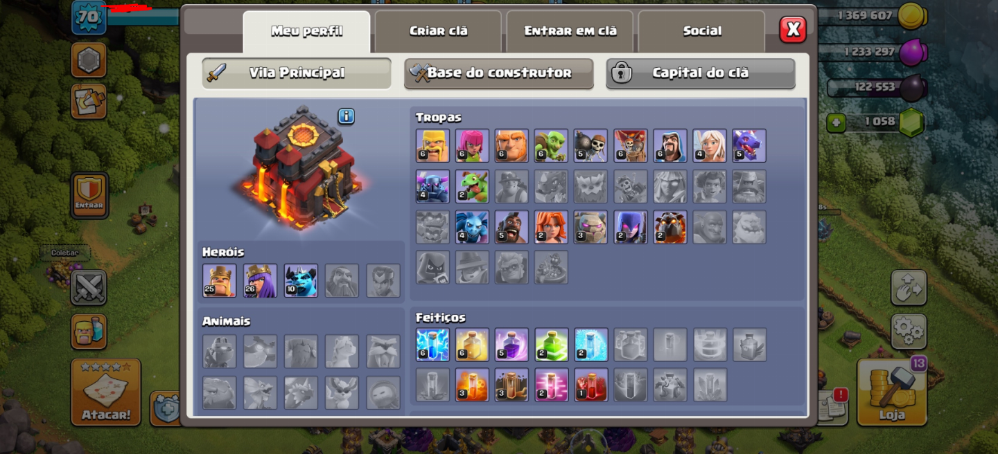 CONTA CLASH OF CLANS CV10 RECENTE [ENTREGA AUTOMÁTICA]