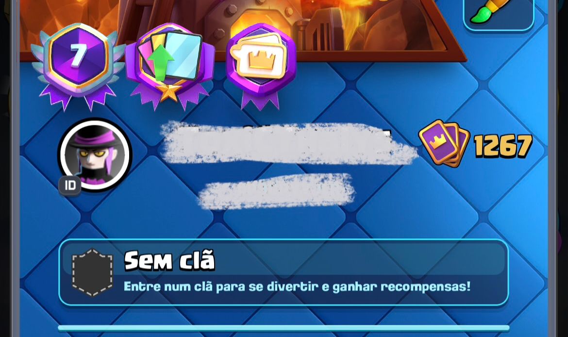 Conta clash royale upada antiga rara com brawl stars