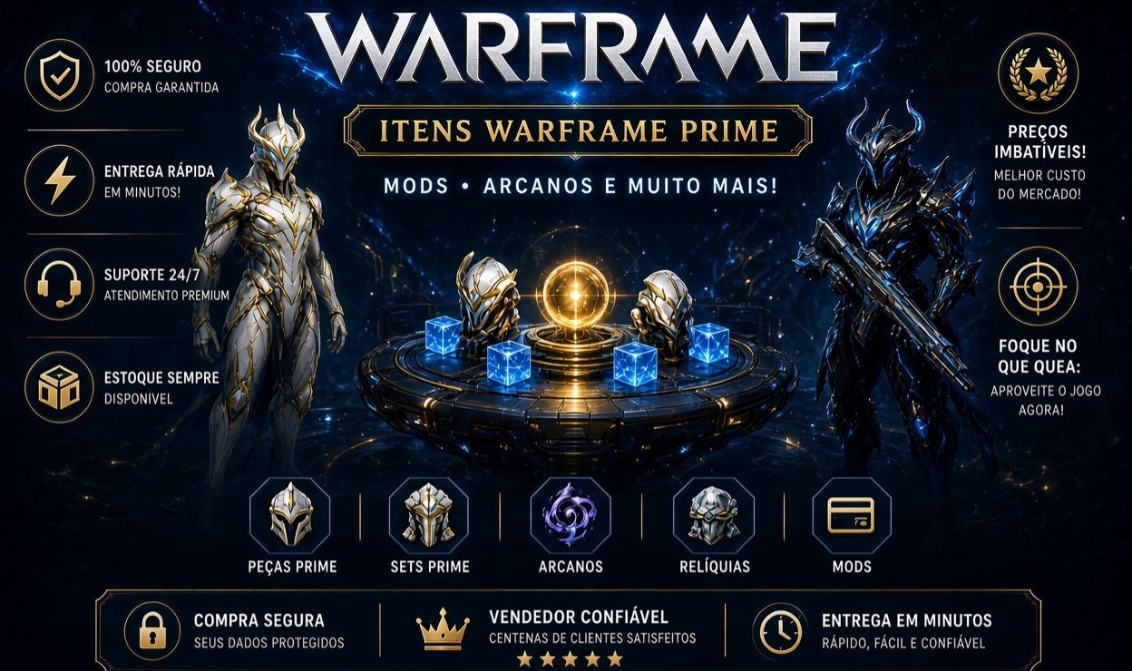 Warframe | Itens Prime | Entrega Rápida Mods