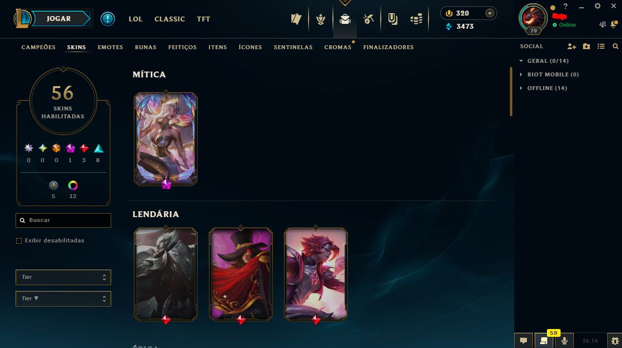 CONTA DIAMANTE 2 (MMR MESTRE, UPADA DO 0, DEUS-REI DARIUS, RIVEN PACTO QUEBRADO)