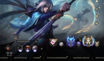 CONTA WILD RIFT ELO ALTO + PERFIL MUITO COMPLETO Conta Wild Rift à venda