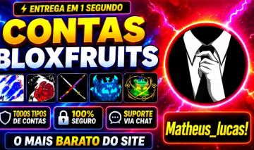 CONTAS BLOX FRUITS, ROBLOX //(LOJA MAIS BARATA DA PLATAFORMA)