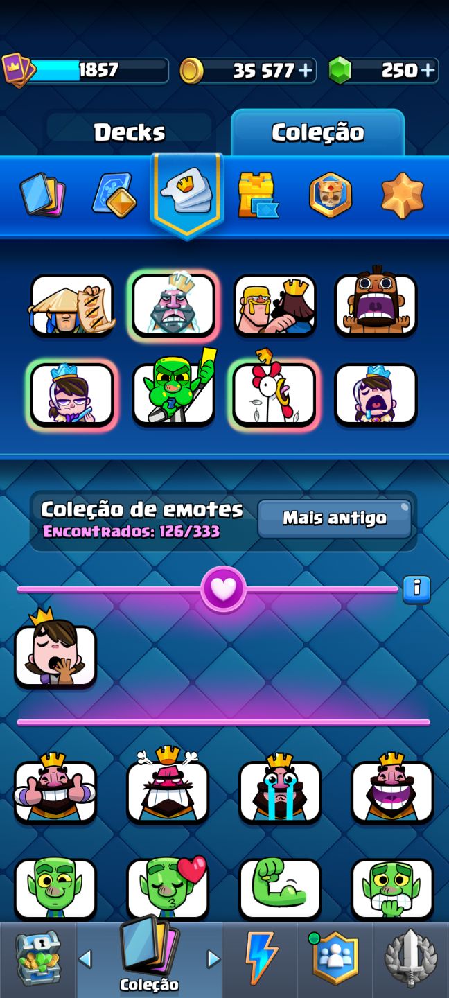 Conta de Clash de 8 anos com muitas evoluções e heróis!!