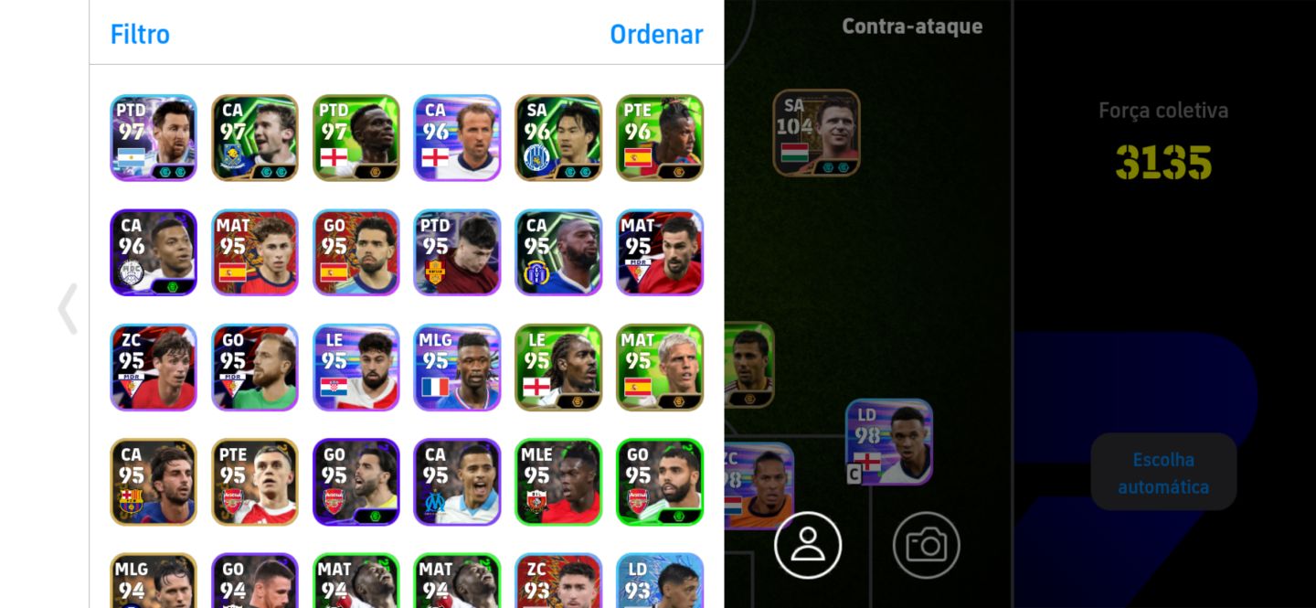Conta Efootball Móbile