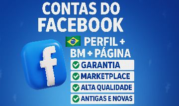 Conta Facebook Antiga - Perfil + BM - Ads ou Marketplace