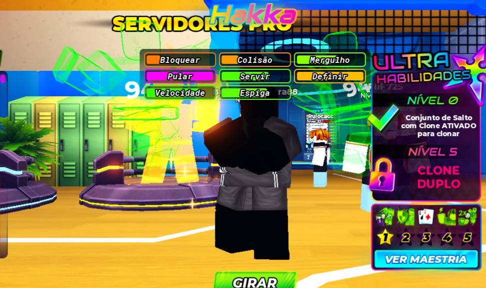 Conta de volleyball legends com hakka e sanju no precinho