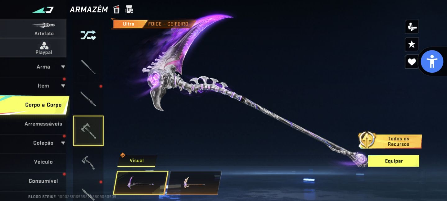CONTA DE BLOOD STRIKE