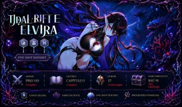 Epic Seven Conta Mid Game Rank S15 com Elvira ML e PvP Encaminhado e Recursos