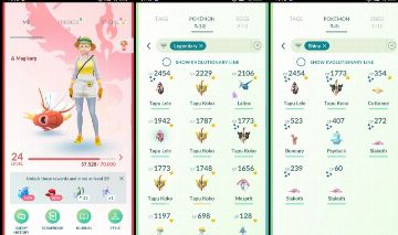 Pokémon GO Level 24 com 11 Lendários + 8 Shiny | PK03