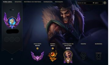 Conta mestre 45 pdl lvl 542 honra 5.