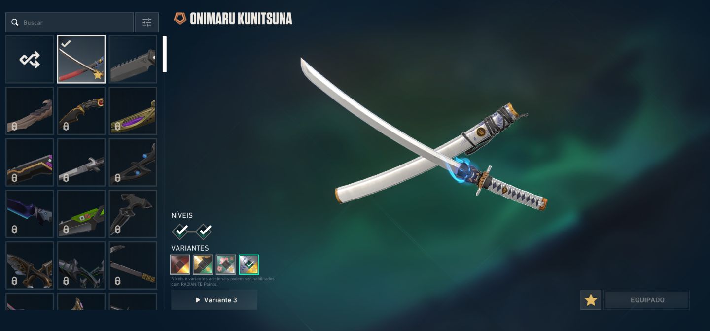 CONTA VALORANT FULL ACESSO KATANA KUNITSUNA