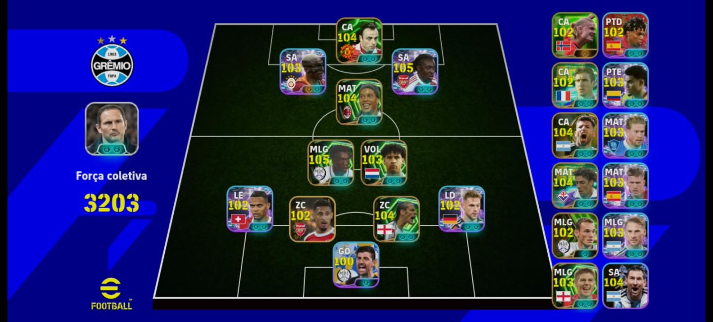 CONTA EFOOTBALL 3203 EZE+SEEDORF+OSHIMEN+R10