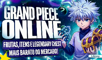 [MELHOR PREÇO] GPO GRAND PIECE ONLINE ASES FRUTAS BAUS