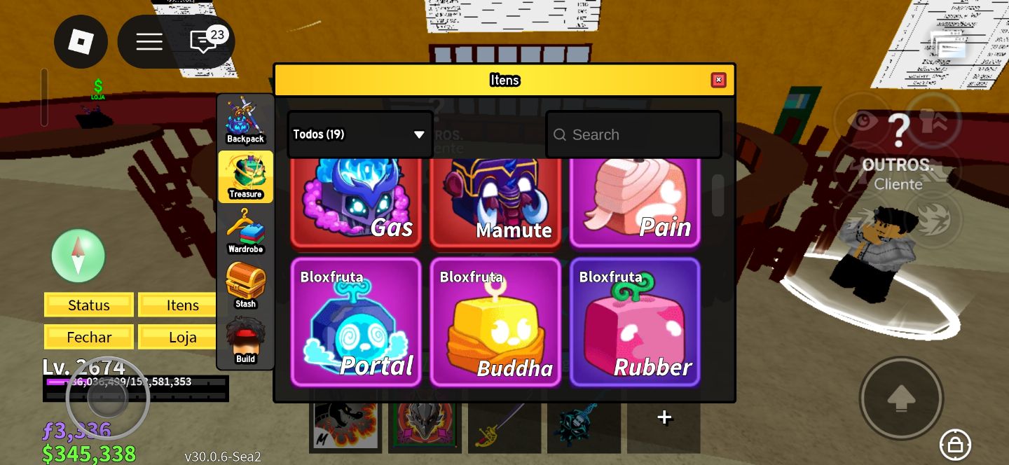Conta Roblox MONSTRA: Blox Fruits Upado + Volleyball Legends