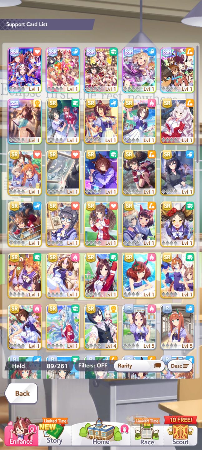 UMA MUSUME PRETTY DERBY [UMAMUSUME] 119K CARATA - SYMBOLI RUDOLF -