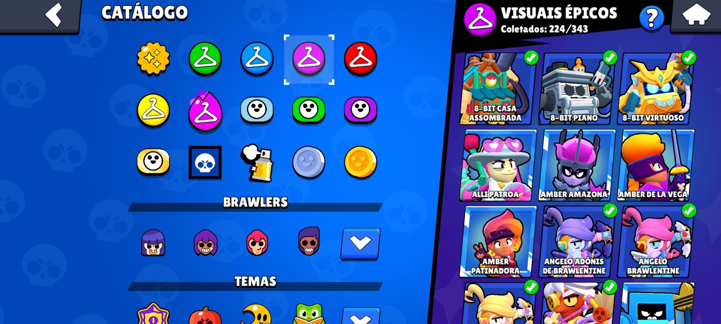 (40% Off) Conta Imperdível | 500 skins | 75 brawlers NV 11 | 3 Pro Pass