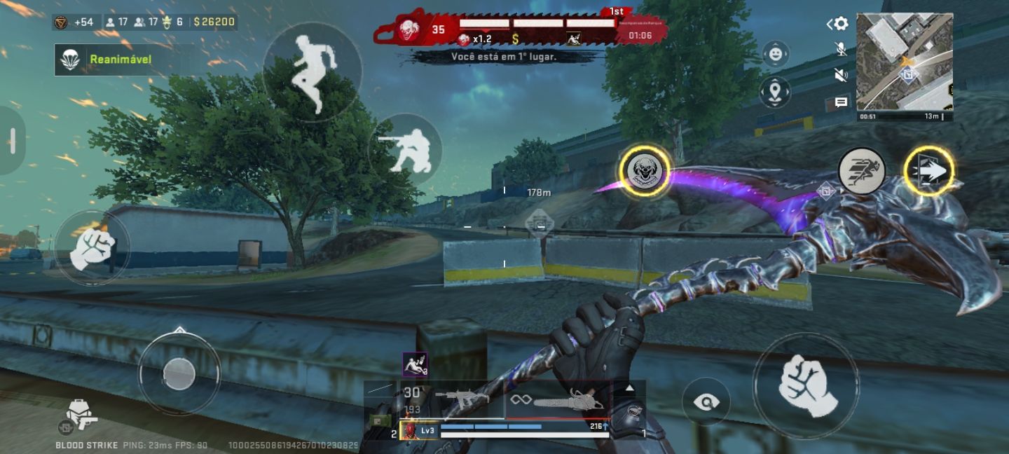 Conta bloodstrike com foice