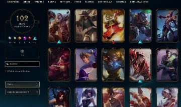 CONTA LEAGUE OF LEGENDS BR DESDE A SEASON 2 / 2012