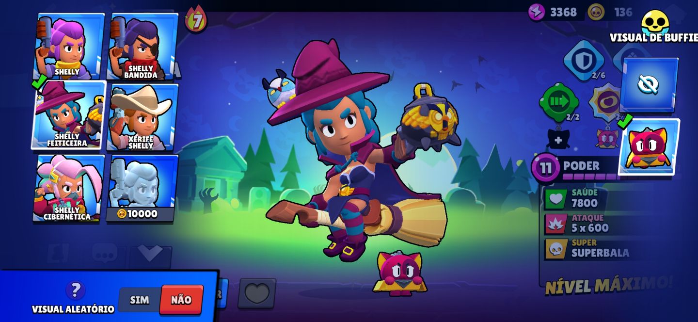 CONTA BRAWL STARS COM 23K TROFÉUS ACUMULADOS E 54 BRAWLERS DISPONÍVEIS