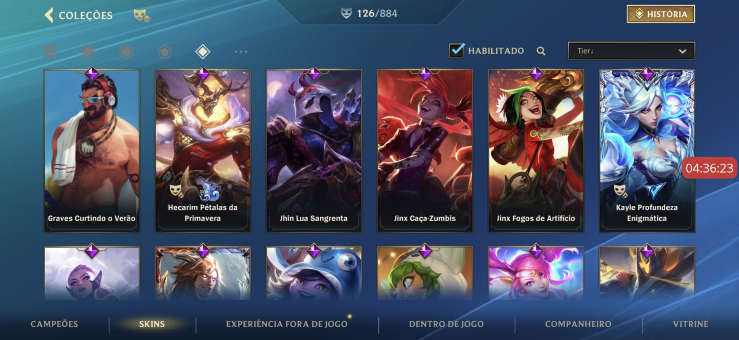 Conta wild rift Main Aurelion top 100 todas as skins dele mais 126 skin ultimate