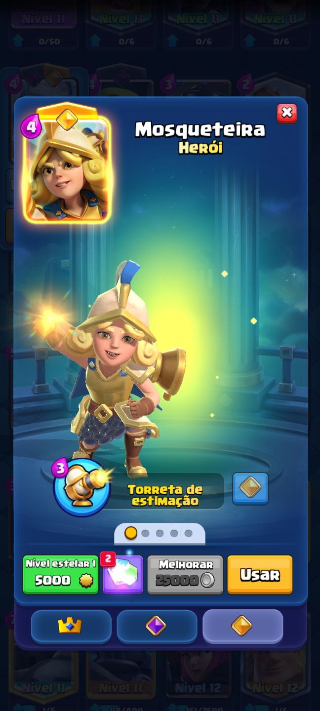 Conta Clash Royale, 4 anos com evolutivas
