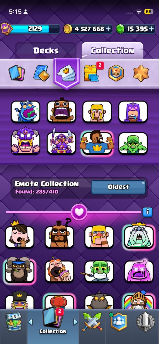 CONTA TOP Clash Royale (+10 anos de jogo e vários itens raros)