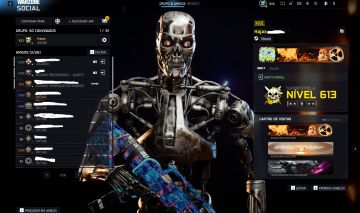 CONTA WARZONE COM T800, SKINS RARAS, CAMUFLAGENS E PRESTIGIO MASTER