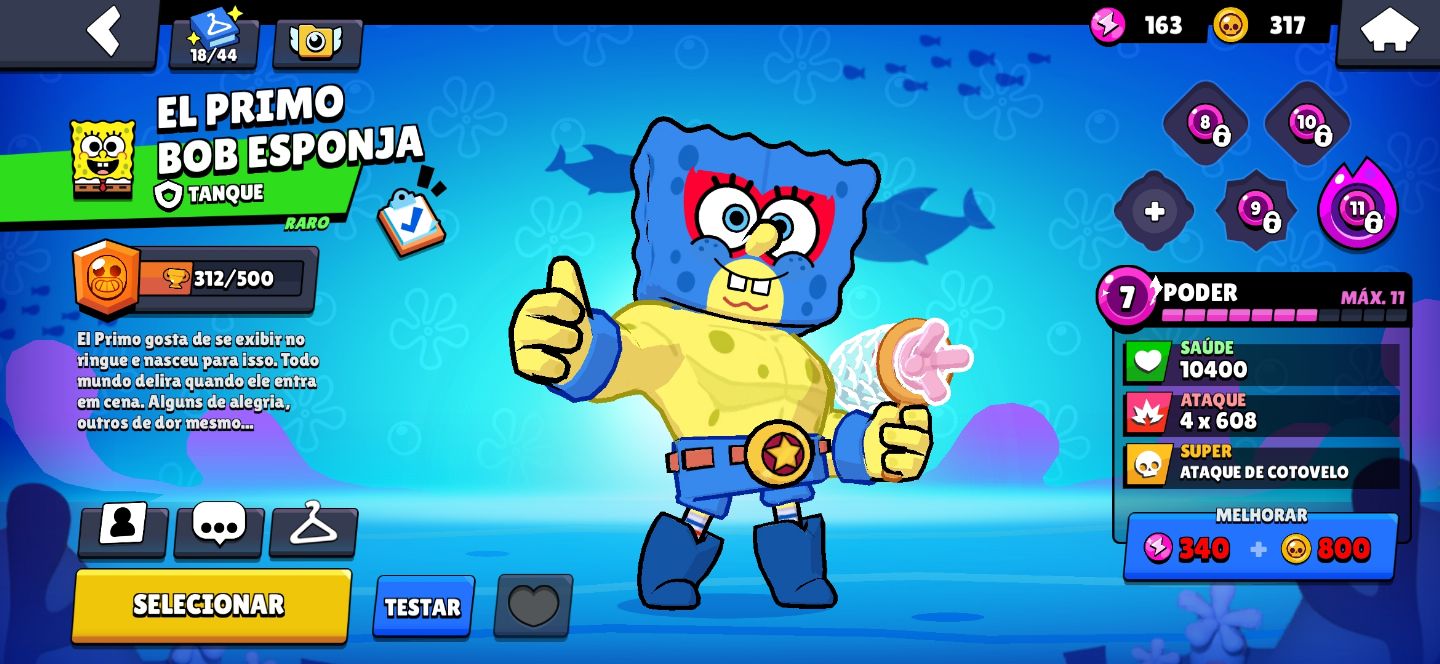 Melhor preço, Conta De Brawl Stars com muitas skins, tendo 10 skins raríssimas.