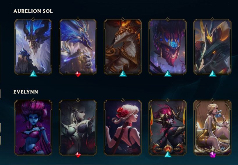 CONTA LOL | 301 SKINS, 1 TRANSCENDENTE + 2 EXALTADAS,22 MÍTICAS,LVL 380,CRIADOR