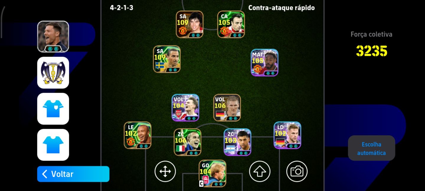 CONTA EFOOTBALL COM GEORGE BEST, MATHEUS CUNHA BLITZ E NEYMAR BLITZ