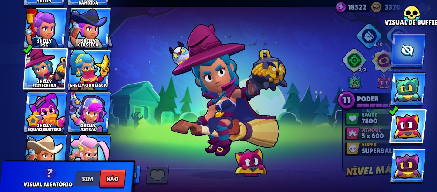 Conta Full de Brawl Stars | Full Nível 11 e Full Buffies (Valor Negociável)