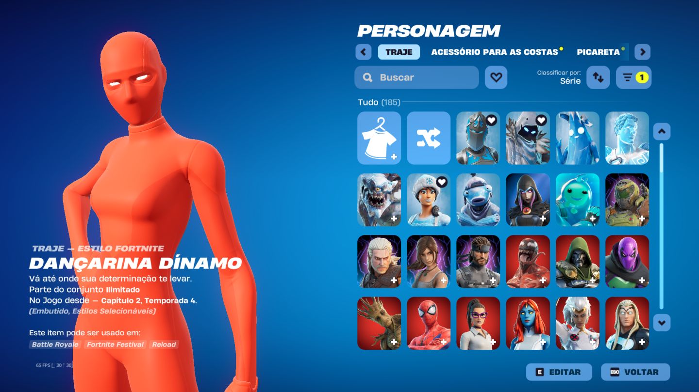 Conta de fortnite OG (+30 Skins compradas, e pacotes exclusivos)