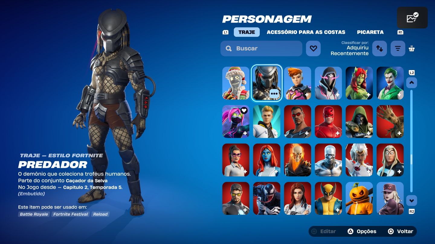 Conta OG Fortnite, Salve o Mundo fundador, pode acessar em todas as plataformas.