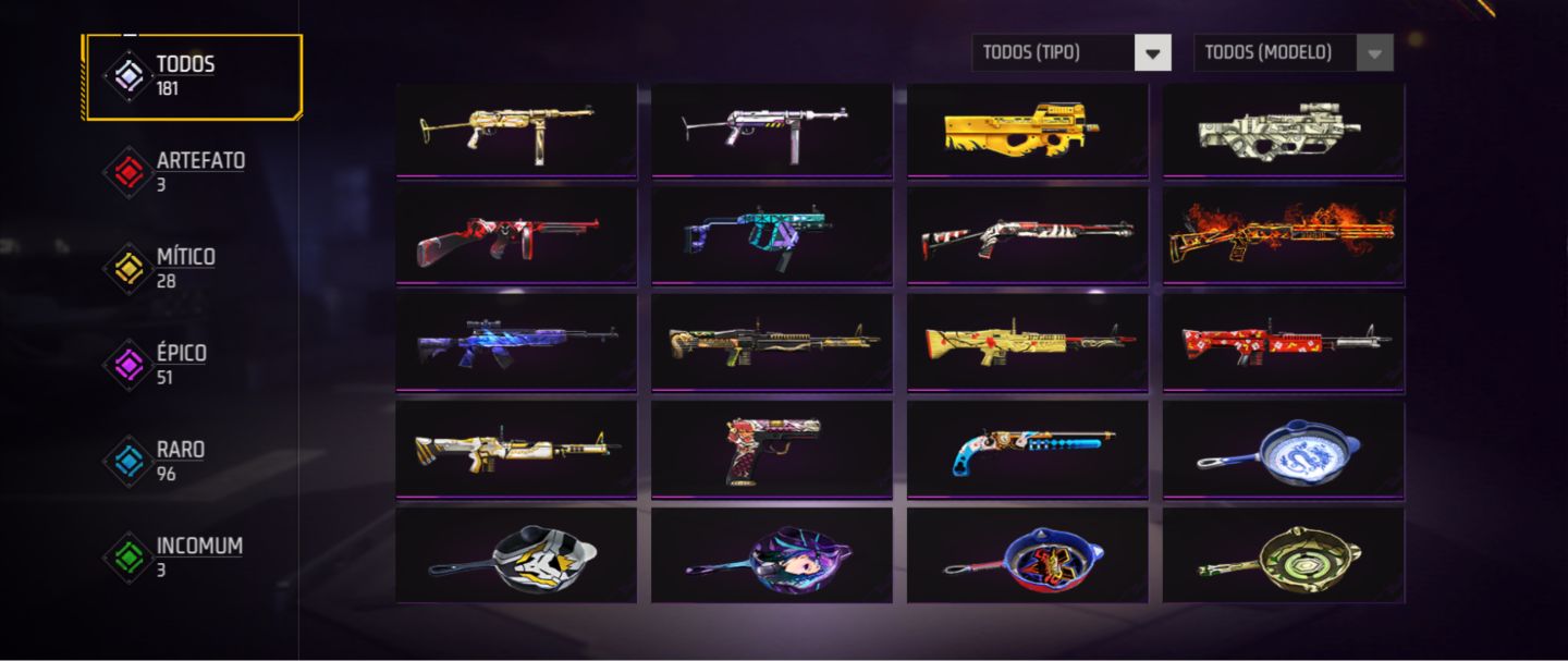 Conta free fire, login pelo o google, login do facebok perdido,3 armas evolutiva